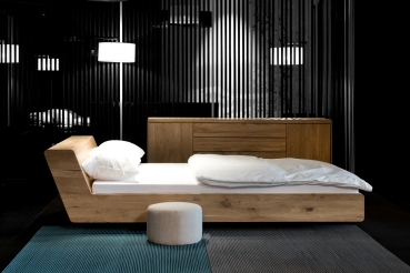 orig. LUGO - hochwertiges, modernes & zeitloses Bett Design mit markantem Kopfteil